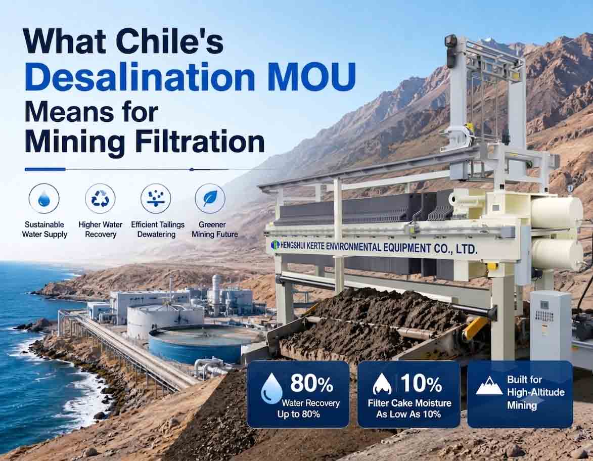 Lo que el MOU de desalinización de Chile significa para la filtración minera
