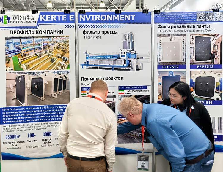 Kerte Filter Press triunfa en Mining World Russia 2026